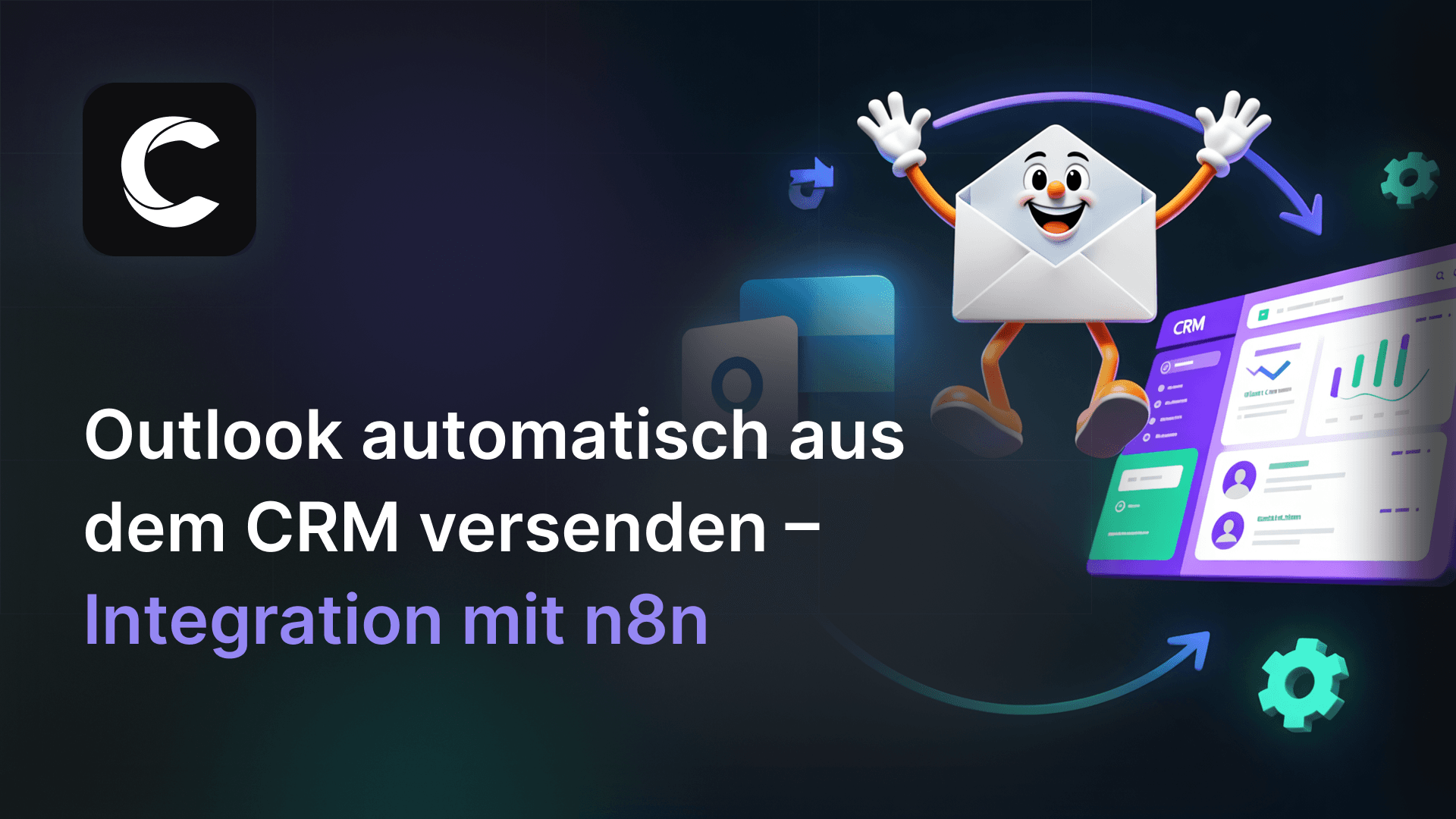 Outlook automatisch aus CRM versenden – Microsoft 365 mit n8n