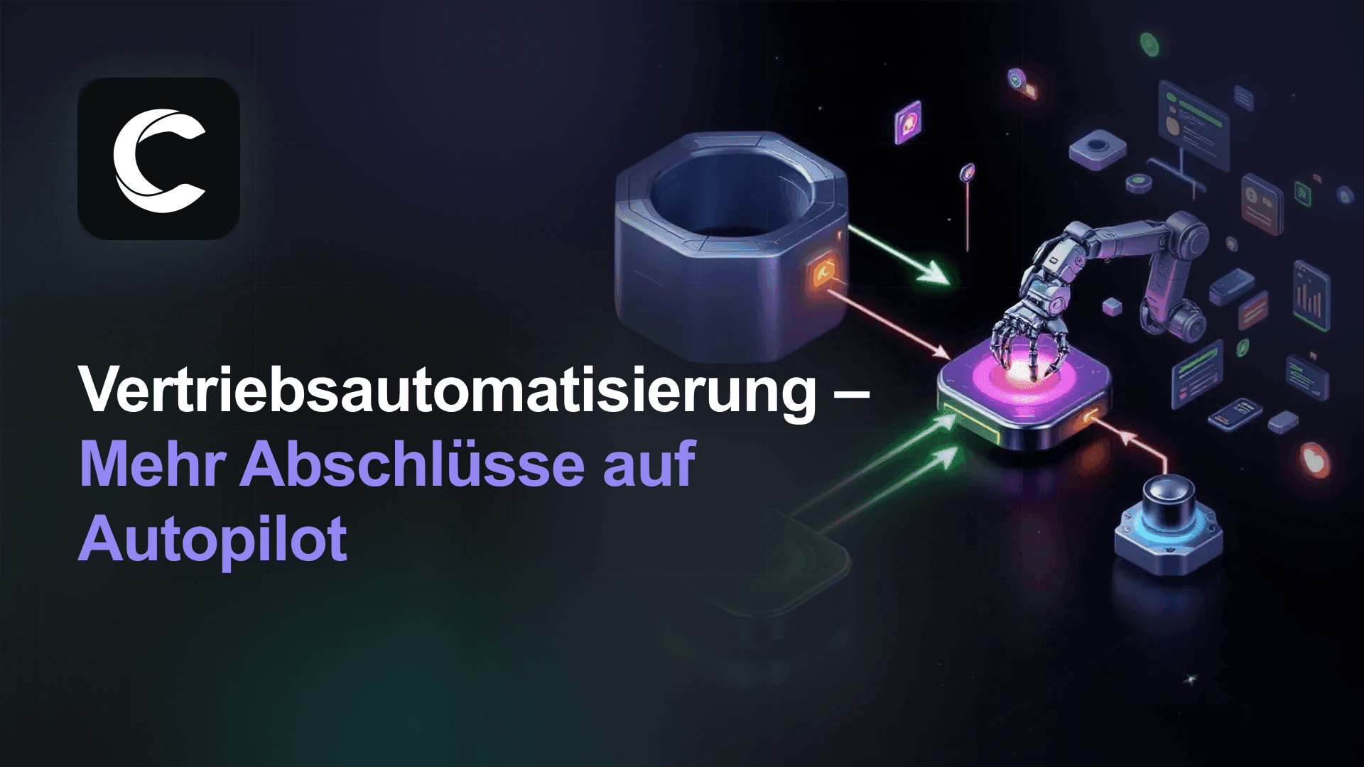 Vertriebsautomatisierung, die Deals abschließt während Sie verkaufen