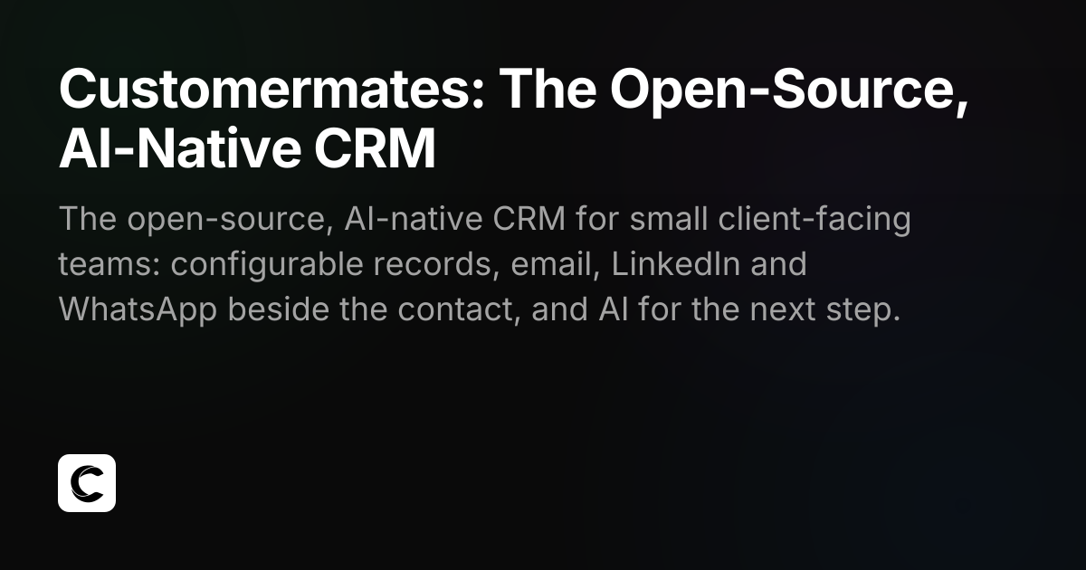Preview of Customermates